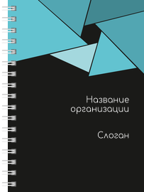 Блокноты-книжки A6 - Бирюзовый затвор