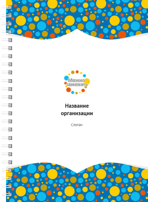 Блокноты-книжки A5 - Цветные пузыри Передняя обложка