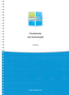 Блокноты-книжки A4 - Окна Передняя обложка