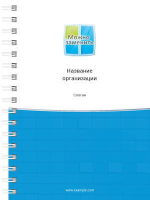 Блокноты-книжки A6 - Окна Передняя обложка