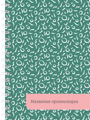 Блокноты-книжки A6 - Зернистый узор Передняя обложка