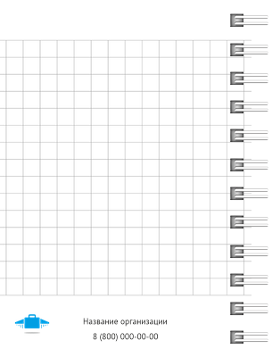Блокноты-книжки A7 - Чемодан Оборот внутреннего листа